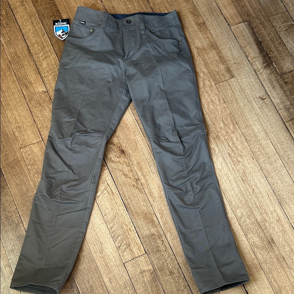 Kuhl Men's Straight Performance Jeans in Charcoal Gray